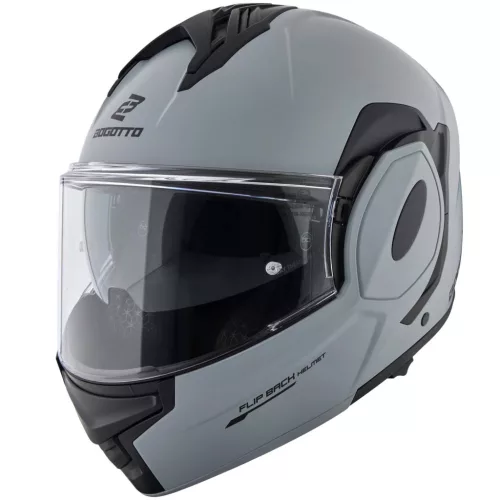 Casca Flip-back Bogotto FS-X600 gri mat