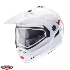   Casca /adventure Caberg Tourmax X SV alb metalic lucios Pinlock ready