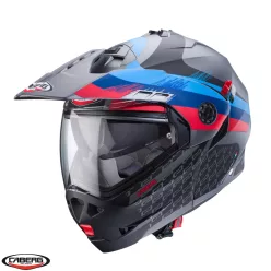   Casca /adventure Caberg Tourmax X SV Sarabe K9 gun metal /negru/BMW colours mat Pinlock ready