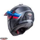 Casca Caberg Tourmax X SV Sarabe K9 gun metal (titanium)/negru/BMW colours mat