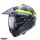 Casca Caberg Tourmax X SV Sarabe L1 gun metal (titanium)/negru/galben fluor mat