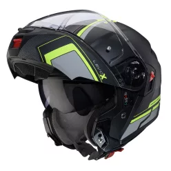   Casca Caberg Levo X Elite L6 negru/gri/galben fluor mat Pinlock ready