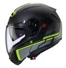 Casca Caberg Levo X Elite L6 negru/gri/galben fluor mat Pinlock ready