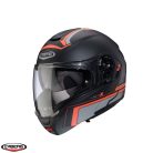 Casca Caberg Levo X Elite L7 negru/gri/rosu fluor mat