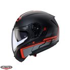 Casca Caberg Levo X Elite L7 negru/gri/rosu fluor mat