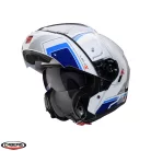 Casca Caberg Levo X Elite O5 alb/albastru/rosu lucios Pinlock ready