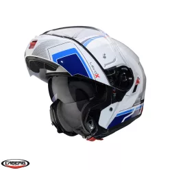   Casca Caberg Levo X Elite O5 alb/albastru/rosu lucios Pinlock ready
