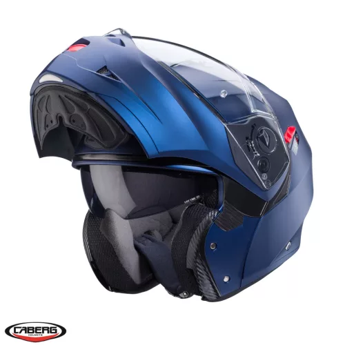 Casca Caberg Duke X SV albastru mat Yama Pinlock ready
