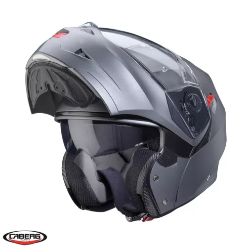 Casca Caberg Duke X SV gun metal mat Pinlock ready