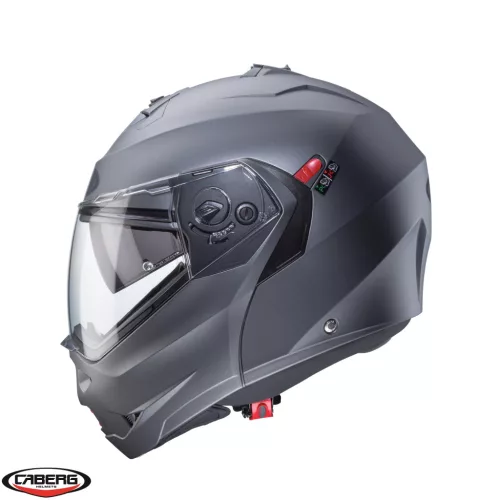 Casca Caberg Duke X SV gun metal mat Pinlock ready