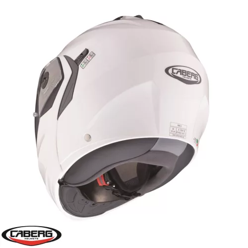 Casca Caberg Duke X SV alb metalic lucios Pinlock ready