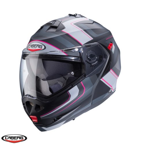 Casca Caberg Duke X SV Tour G5 negru/fuchsia