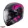 Casca Caberg Horus X Road M1 gun metal /negru/fuchsia mat Pinlock ready - lentila Pinlock inclusa - Titanium/negru/fuchsia mat