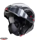 Casca Caberg Horus X Road M4 negru/gun metal /alb mat Pinlock ready