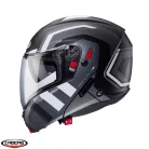 Casca Caberg Horus X Road M4 negru/gun metal /alb mat Pinlock ready