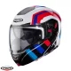 Casca Caberg Horus X Road M6 alb/rosu/albastru lucios Pinlock ready