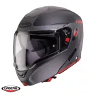 Casca Caberg Horus X Ray L7 negru/gri/rosu fluor mat Pinlock ready