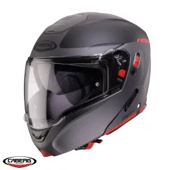   Casca Caberg Horus X Ray L7 negru/gri/rosu fluor mat Pinlock ready