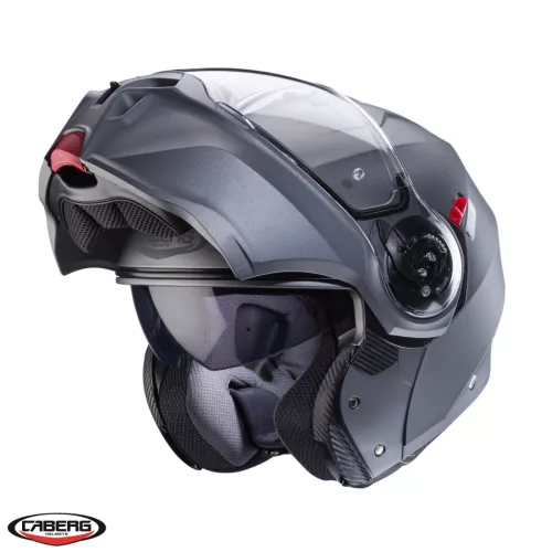 Casca Caberg Duke Evo SV gun metal mat Pinlock ready
