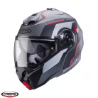 Casca Caberg Duke Evo Move L2 SV gun metal /negru/rosu mat Pinlock ready