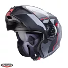 Casca Caberg Duke Evo Move L2 SV gun metal /negru/rosu mat Pinlock ready