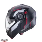 Casca Caberg Duke Evo Move L2 SV gun metal /negru/rosu mat Pinlock ready