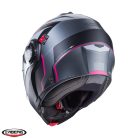 Casca Caberg Duke Evo Move M1 SV gun metal /negru/fuchsia mat Pinlock ready – lentila Pinlock inclusa