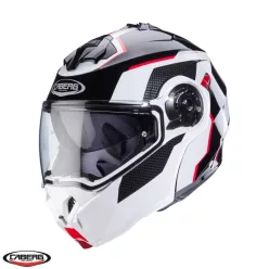   Casca Caberg Duke Evo Move M3 SV negru/alb/rosu lucios Pinlock ready