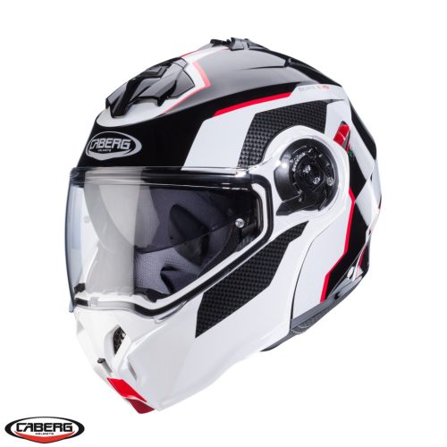 Casca Caberg Duke Evo Move M3 SV negru/alb/rosu lucios