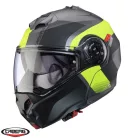 Casca Caberg Duke Evo SV Indy L1 gun metal /galben fluor/negru mat Pinlock ready