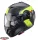 Casca Caberg Duke Evo SV Indy L1 gun metal /galben fluor/negru mat Pinlock ready