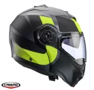 Casca Caberg Duke Evo SV Indy L1 gun metal /galben fluor/negru mat Pinlock ready