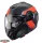 Casca Caberg Duke Evo SV Indy L2 gun metal /rosu fluor/negru mat Pinlock ready