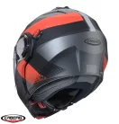 Casca Caberg Duke Evo SV Indy L2 gun metal /rosu fluor/negru mat Pinlock ready
