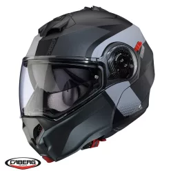   Casca Caberg Duke Evo SV Indy P7 SV negru/gun metal /gri mat Pinlock ready