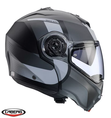 Casca Caberg Duke Evo SV Indy P7 SV negru/gun metal /gri mat Pinlock ready