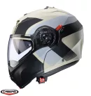 Casca Caberg Duke Evo SV Indy P8 sand /negru/gri mat Pinlock ready
