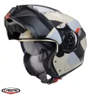 Casca Caberg Duke Evo SV Indy P8 sand /negru/gri mat Pinlock ready
