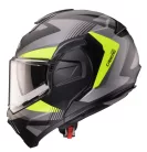 Casca Caberg Trip SV Lunar L6 negru/gri/galben fluor mat Pinlock ready