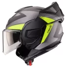 Casca Caberg Trip SV Lunar L6 negru/gri/galben fluor mat Pinlock ready