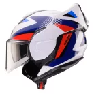 Casca Caberg Trip SV Lunar O5 alb/rosu/albastru lucios Pinlock ready