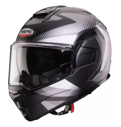 Casca Caberg Trip SV Lunar S6 negru/gri/alb mat Pinlock ready