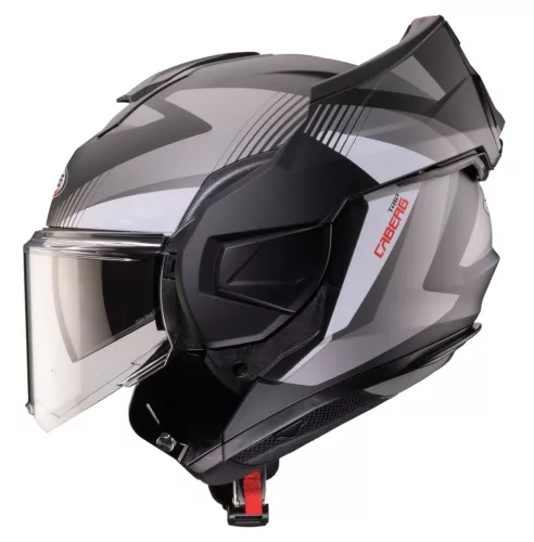 Casca Caberg Trip SV Lunar S6 negru/gri/alb mat Pinlock ready