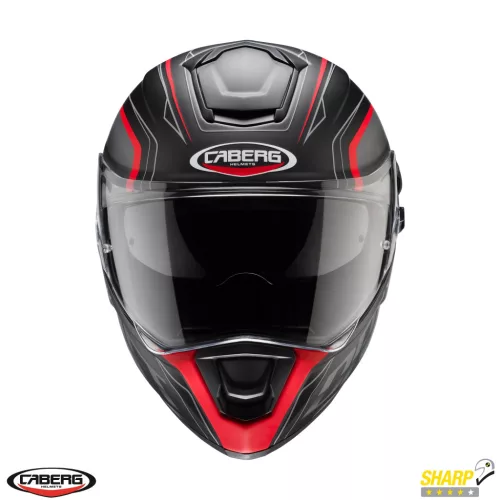 Casca Caberg Drift Evo SV Integra H9 negru antracit rosu fluor mat Pinlock ready