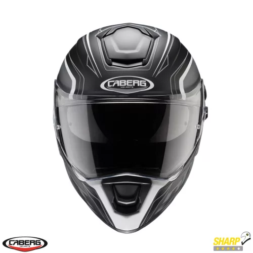 Casca Caberg Drift Evo SV Integra I0 negru/antracit/alb mat Pinlock ready