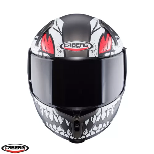 Casca Caberg Avalon X SV Punk K8 gri/alb/rosu mat Pinlock ready