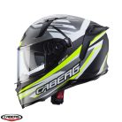 Casca Caberg Avalon X SV Kira L6 negru/gri/galben fluor mat