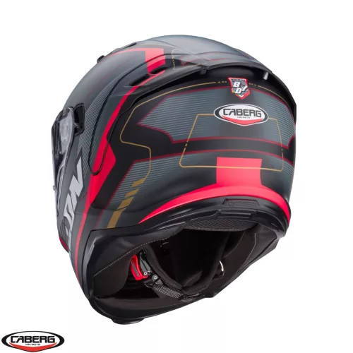 Casca Caberg Avalon X SV Optic L7 negru/gri/rosu mat Pinlock ready