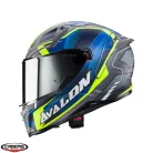 Casca Caberg Avalon X SV Optic L8 gri/albastru/galben fluor mat Pinlock ready