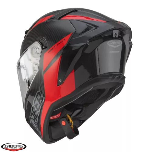 Casca Caberg Drift Evo II Carbon Nova N5 rosu Pinlock ready